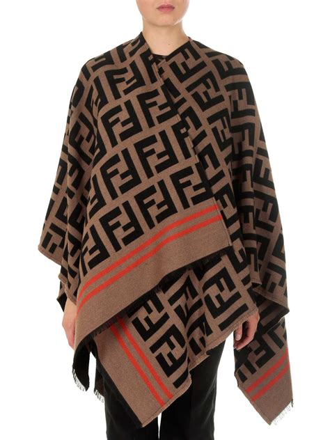 fake fendi poncho|fendi ponchos for women.